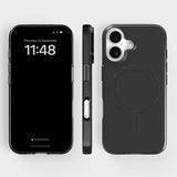 agood company iPhone 16 CLRPRTCT 100% Genbrugs Plastik Case - Transparent / Tinted Black