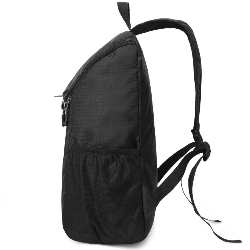 Vejrbestandig 20L Nylon Rygsæk (42 x 28cm) - Sort