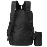 Vejrbestandig 20L Nylon Rygsæk (42 x 28cm) - Sort