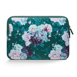 Trunk - Neoprene Sleeve - MacBook 13" (30.5 x 21.5 x 1.5 cm) - Sweet Power Green Flower