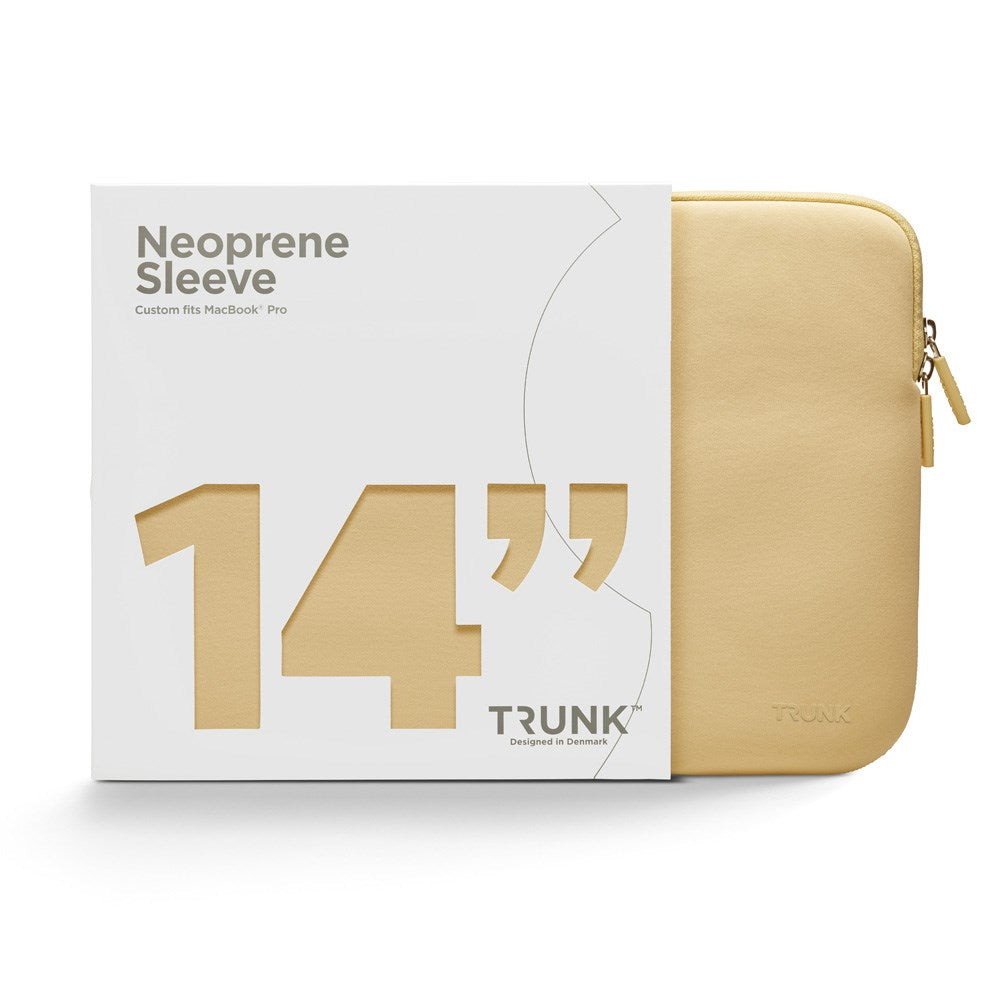 Trunk - Neoprene Sleeve - MacBook 14" (31.5 x 22 x 1.5 cm) - Chardonnay