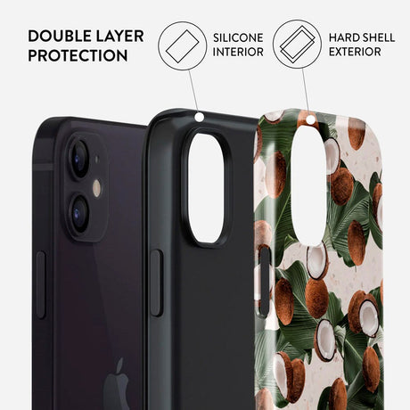 Burga iPhone 12 / 12 Pro Tough Fashion Cover - Coconut Crush