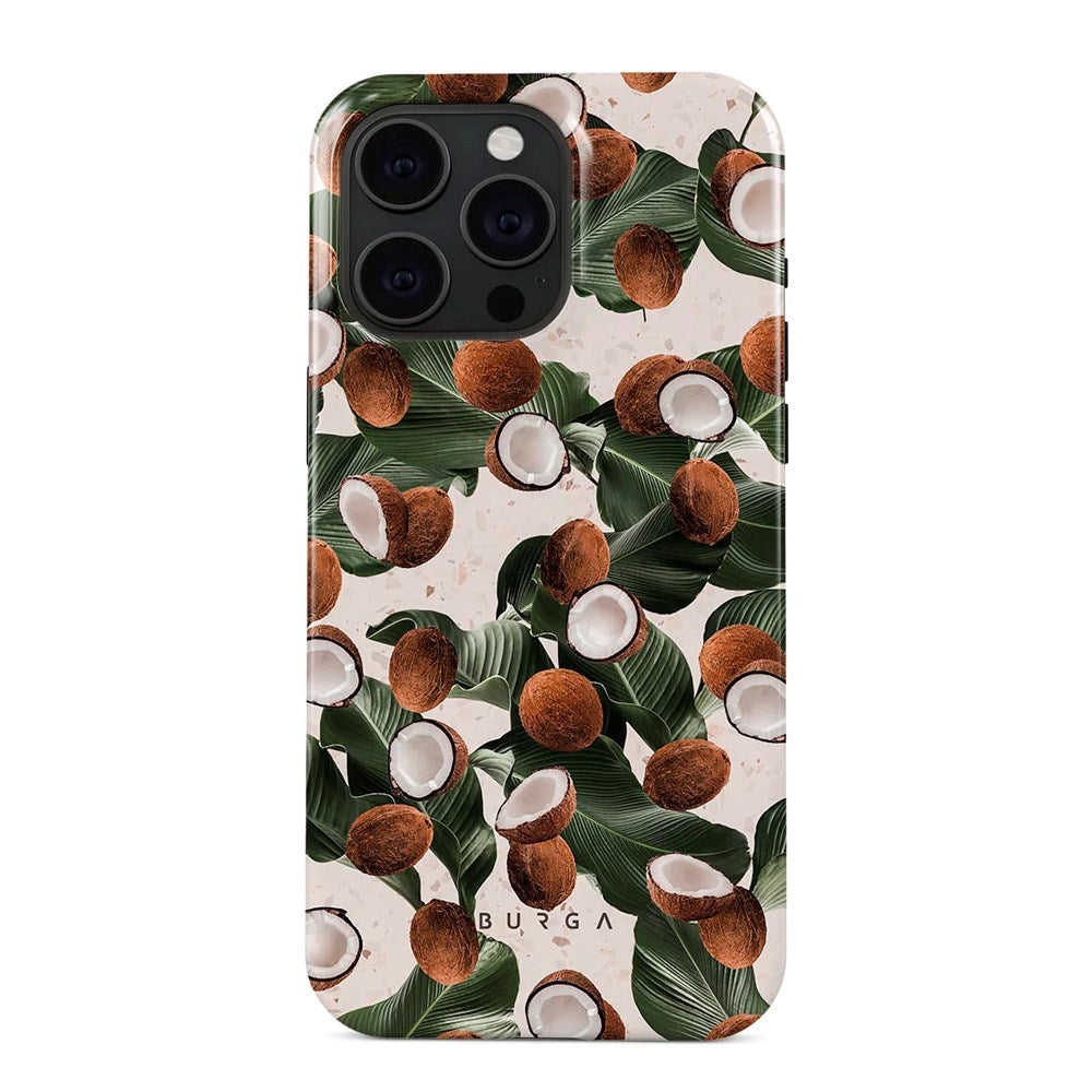 Burga iPhone 15 Pro Tough Fashion Cover - Coconut Crush