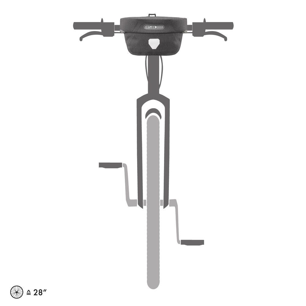 ORTLIEB 5L Ultimate Urban Bag Cykeltaske (24 x 13.5 x 13cm) - Grå