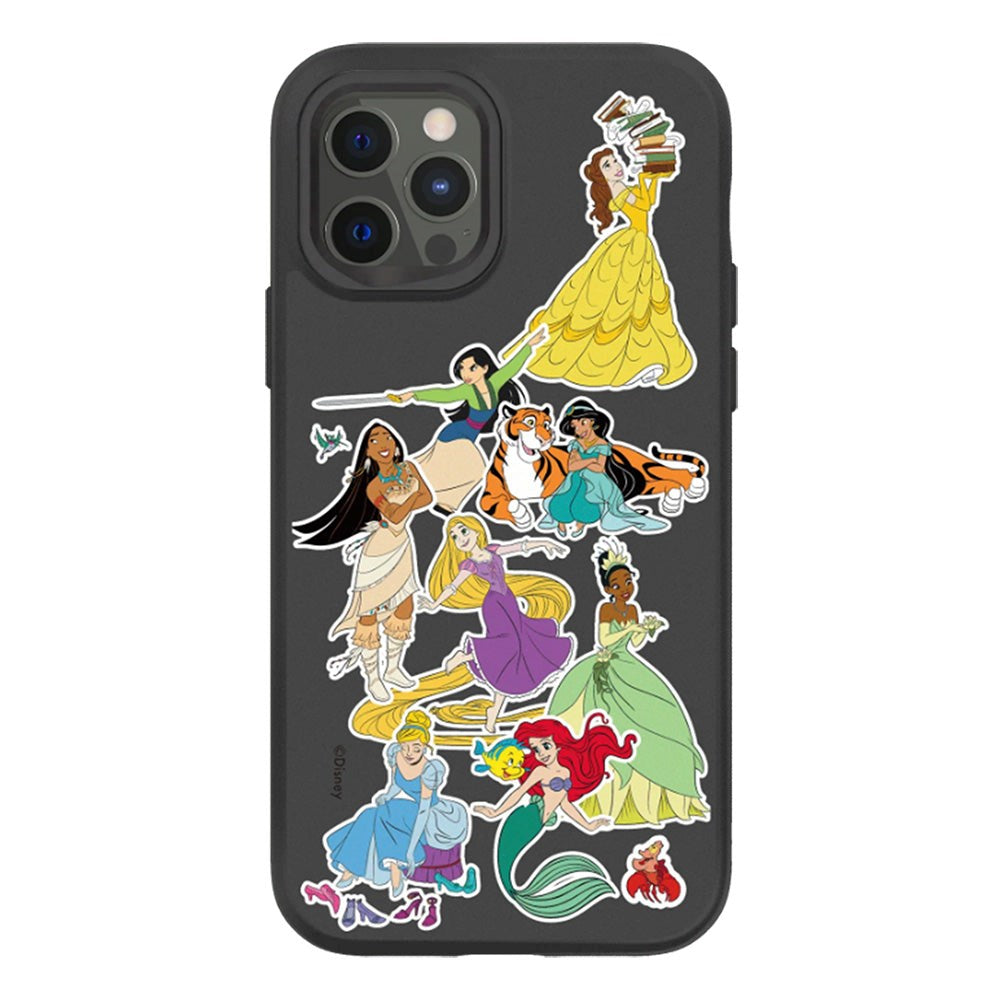 iPhone 12 / 12 Pro RhinoShield SolidSuit Håndværker Cover m. Disney Princess - Princesses