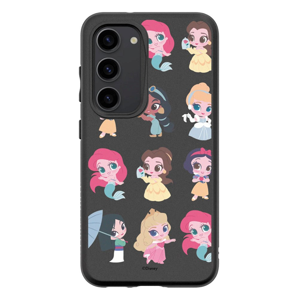 Samsung Galaxy S23 RhinoShield SolidSuit Håndværker Cover m. Disney Princess - Chibi Style