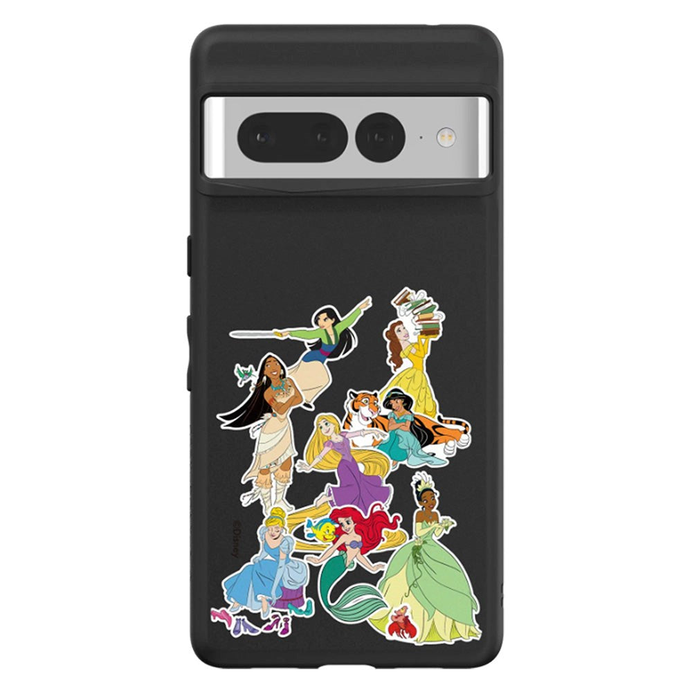 Google Pixel 7 Pro RhinoShield SolidSuit Håndværker Cover m. Disney Princess - Princesses