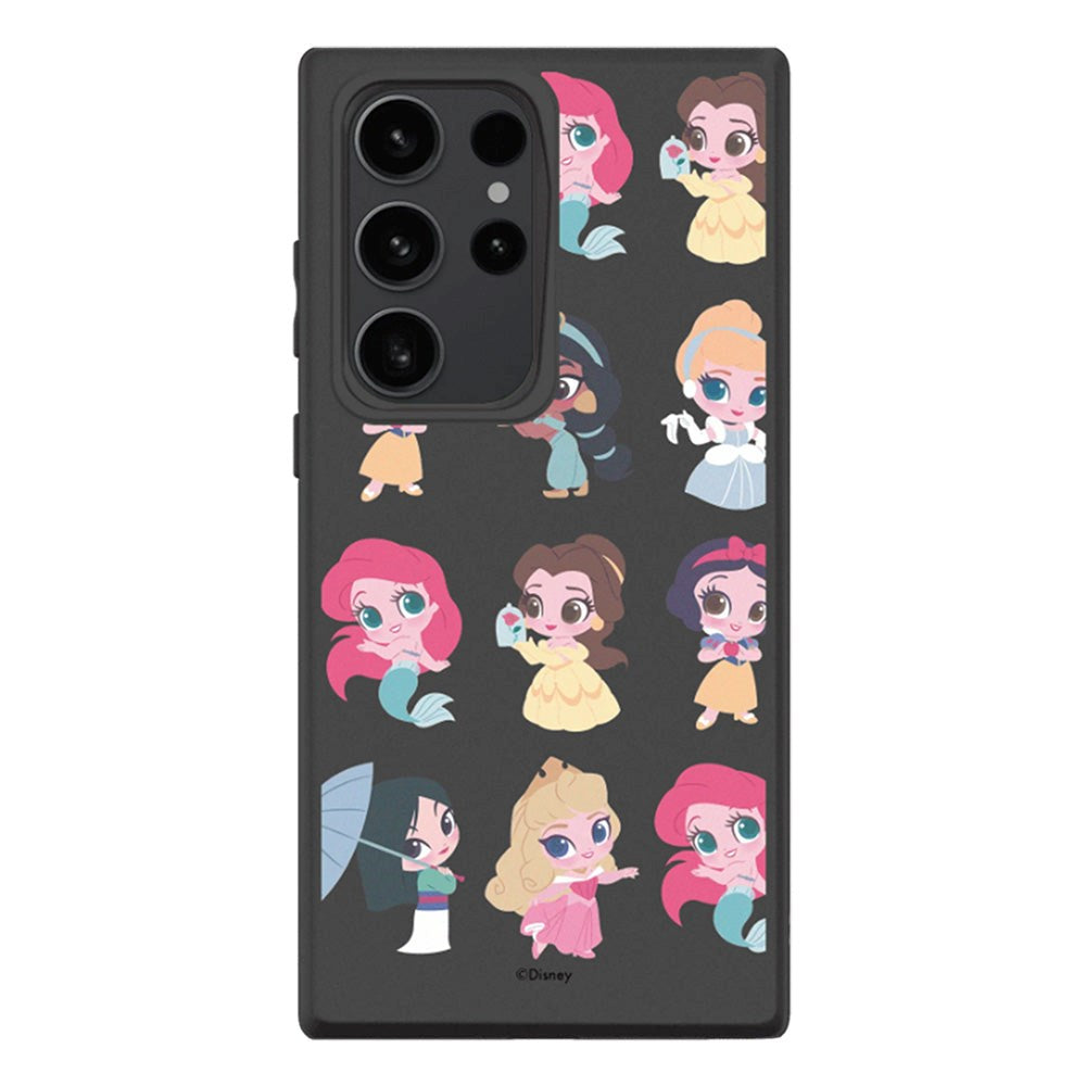 Samsung Galaxy S23 Ultra RhinoShield SolidSuit Håndværker Cover m. Disney Princess - Chibi Style