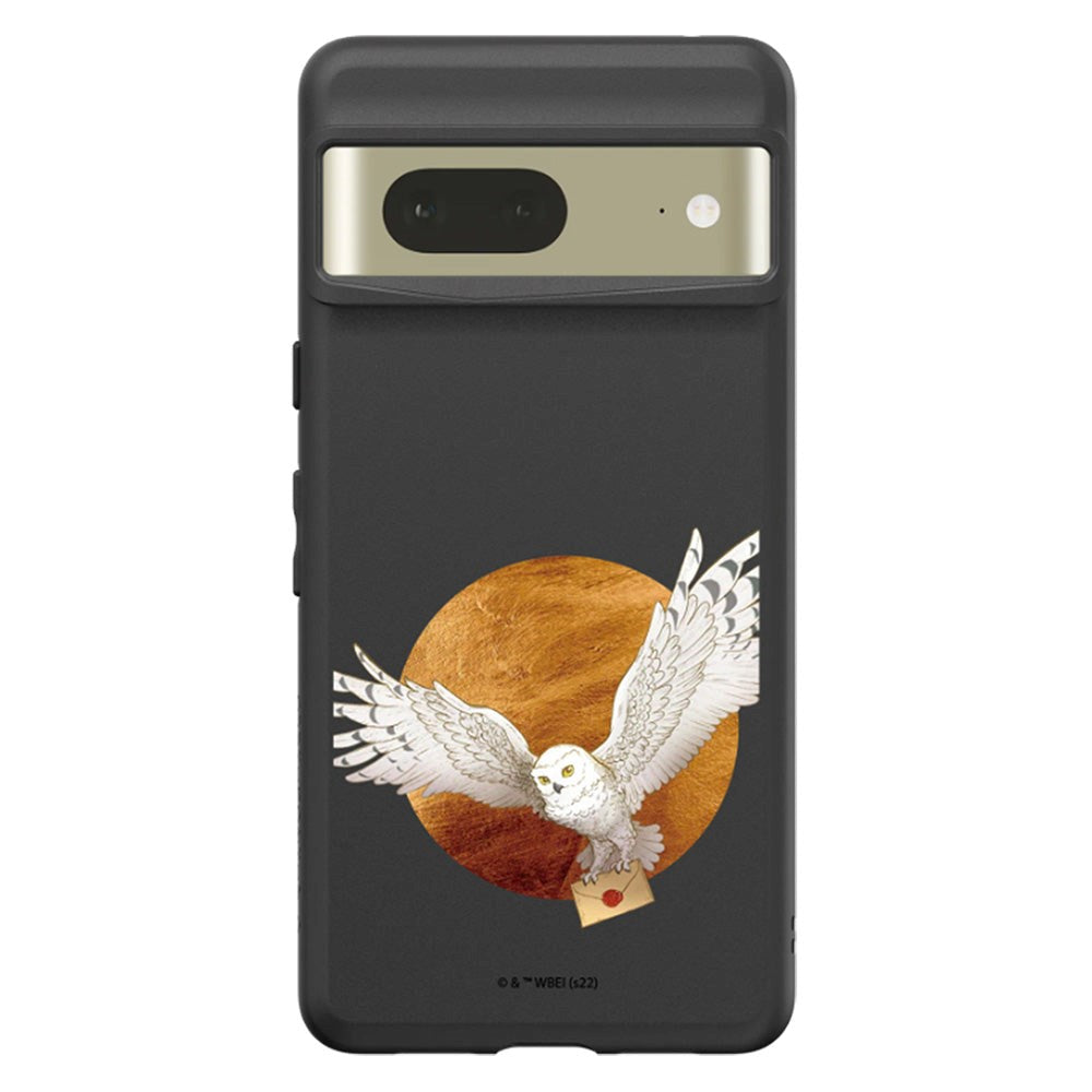 Google Pixel 7 RhinoShield SolidSuit Håndværker Cover m. Harry Potter - Hedwig Letters