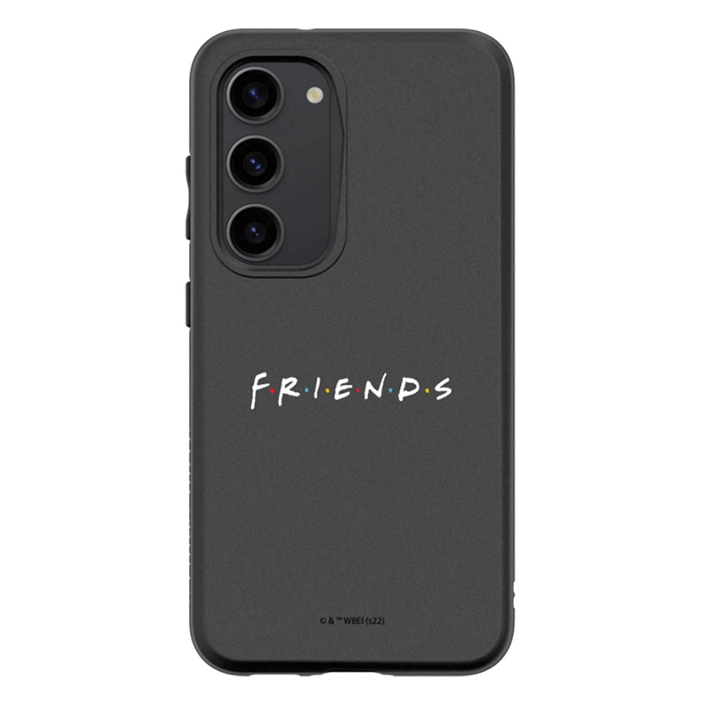 Samsung Galaxy S23 RhinoShield SolidSuit Håndværker Cover m. Friends - White Friends Logo