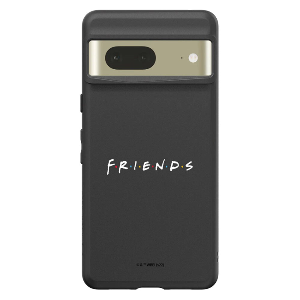 Google Pixel 7 RhinoShield SolidSuit Håndværker Cover m. Friends - White Friends Logo