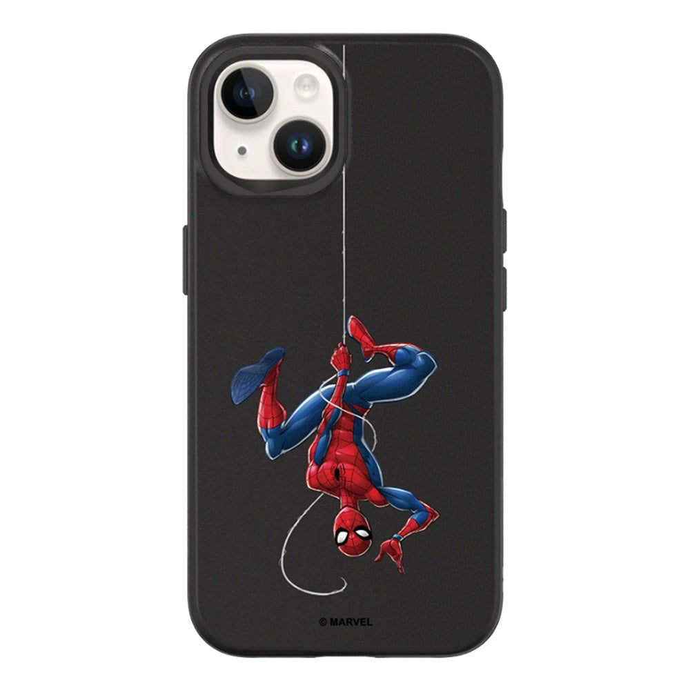 iPhone 13 RhinoShield SolidSuit Håndværker Cover m. Marvel - Spider-man Upside Down