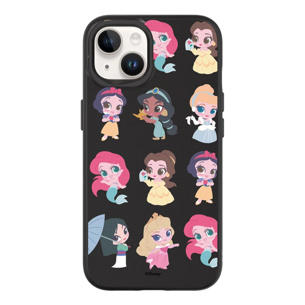 iPhone 14 / 13 RhinoShield SolidSuit Håndværker Cover m. Disney Princess - Chibi Style