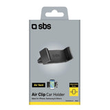 SBS Mobilholder til Bil - Max Mobil: 80mm - Sort