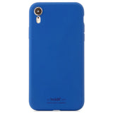 Holdit iPhone XR Soft Touch Silikone Bagside Cover - Royal Blue