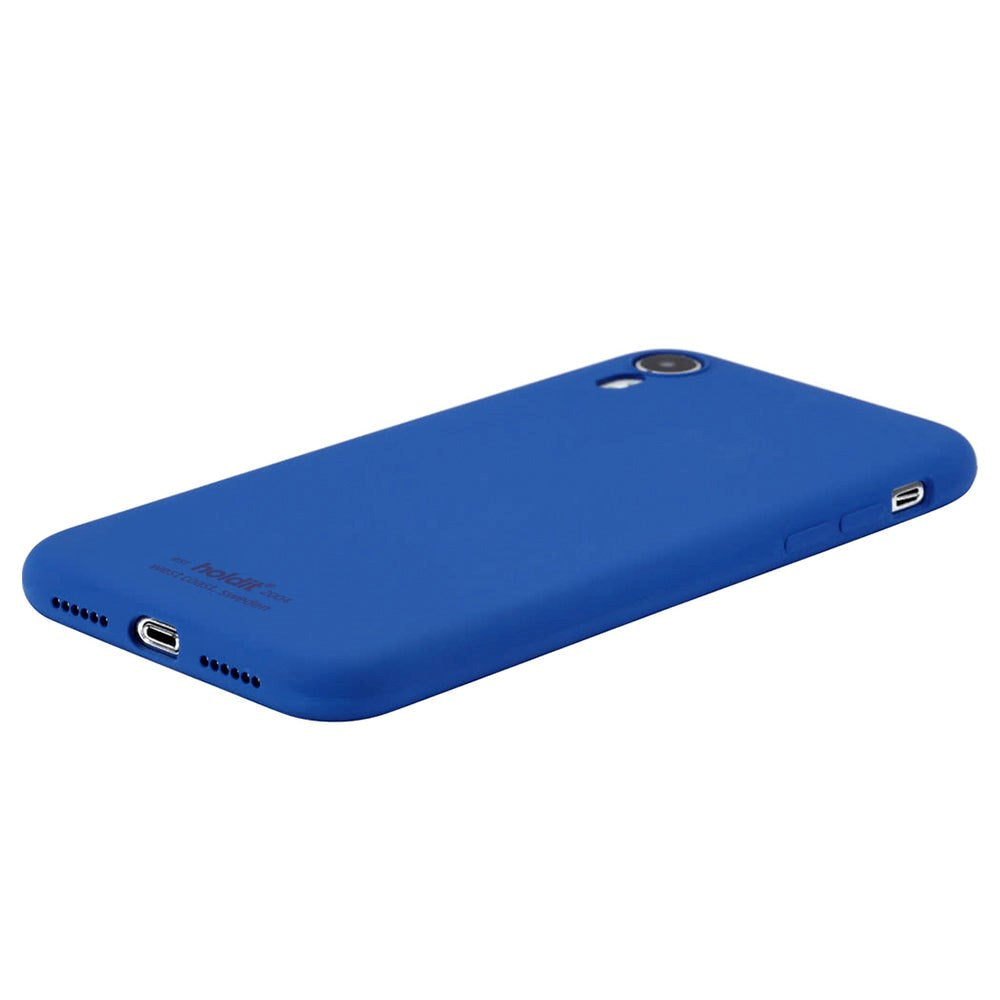 Holdit iPhone XR Soft Touch Silikone Bagside Cover - Royal Blue