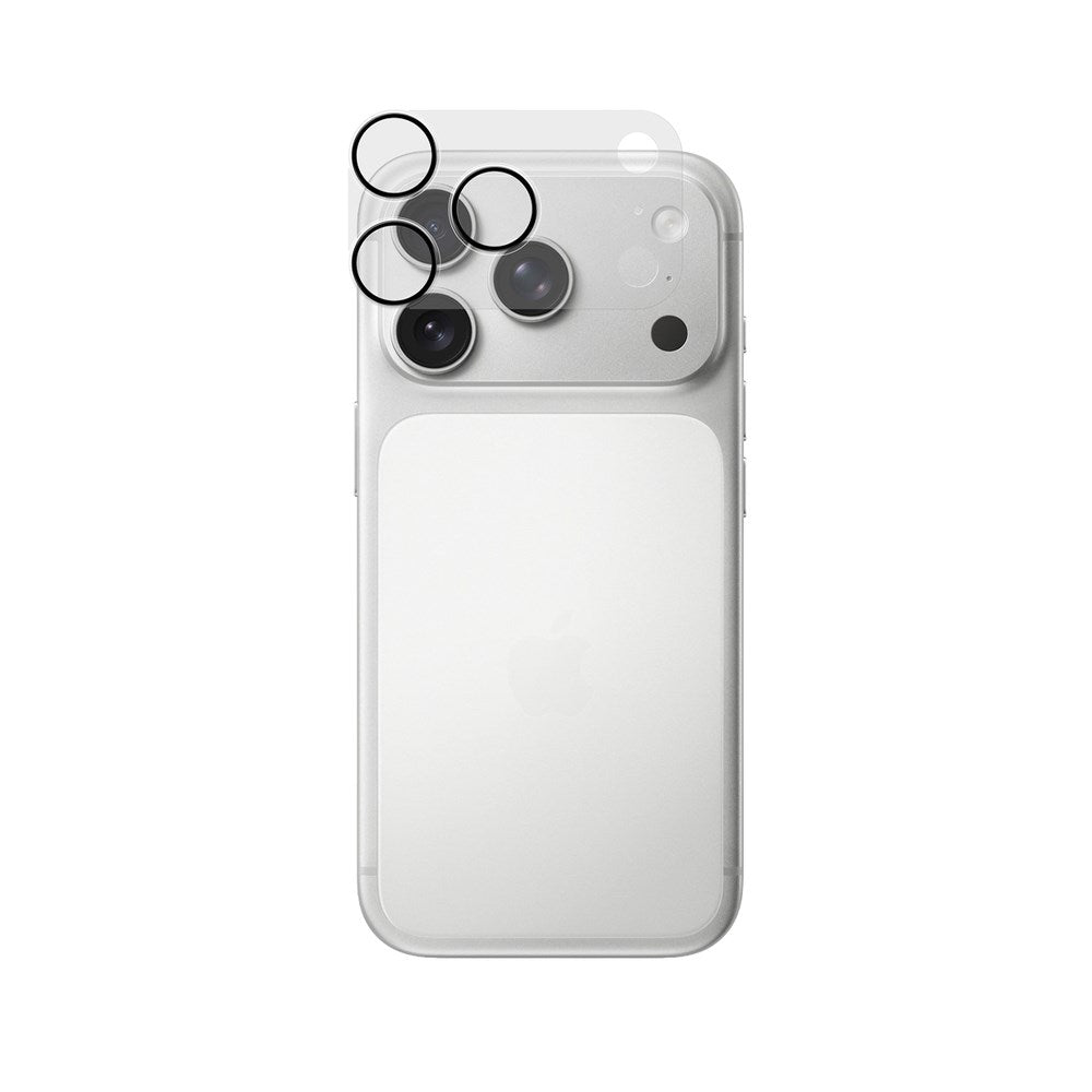 Epico iPhone 18 Pro Max UNUM SapphireShield Kameralinsebeskyttelse - Gennemsigtig
