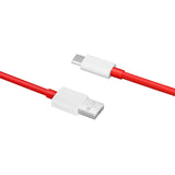 Original OnePlus USB-A til USB-C 10A Data- og Opladerkabel 160W 1m - Rød