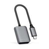 Satechi USB-C til Jack-stik 3.5 mm Adapter m. oplader - Space Grey