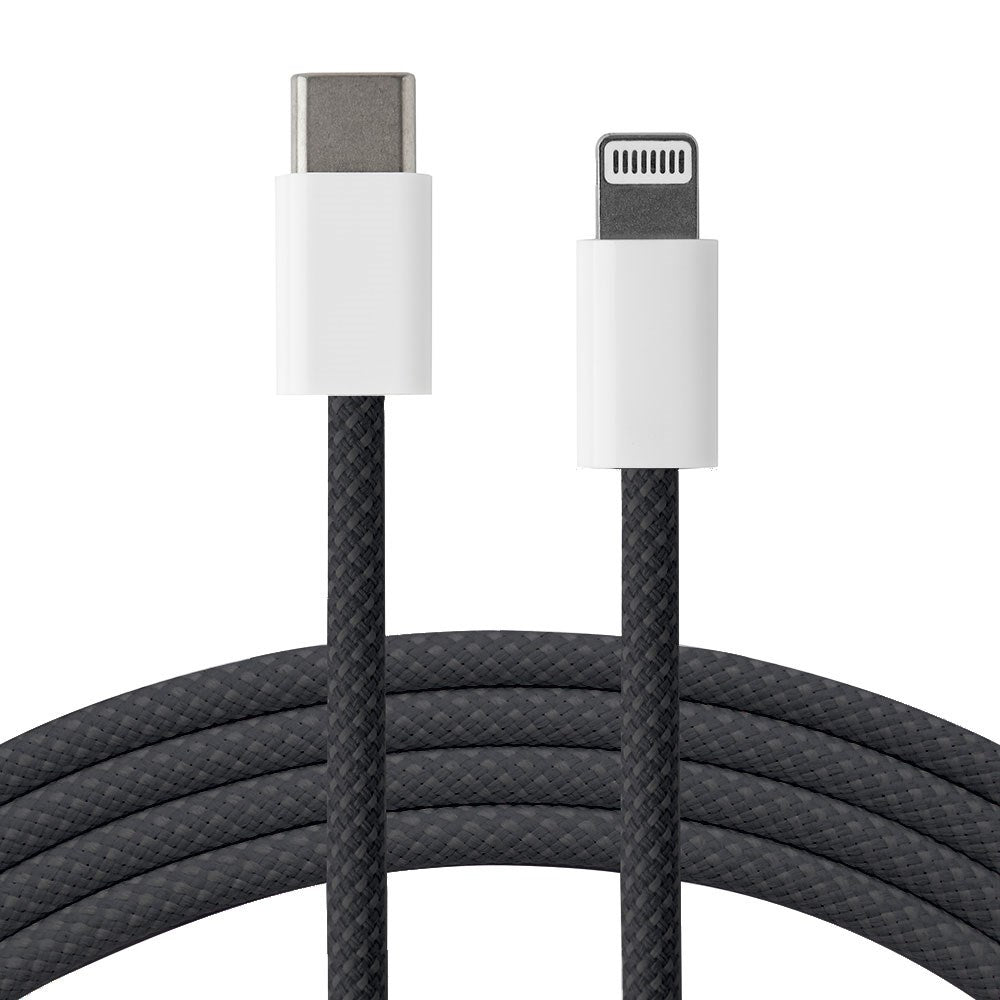 Xceed Braided USB-C til Lightning Kabel PD 60W - 1m - Sort