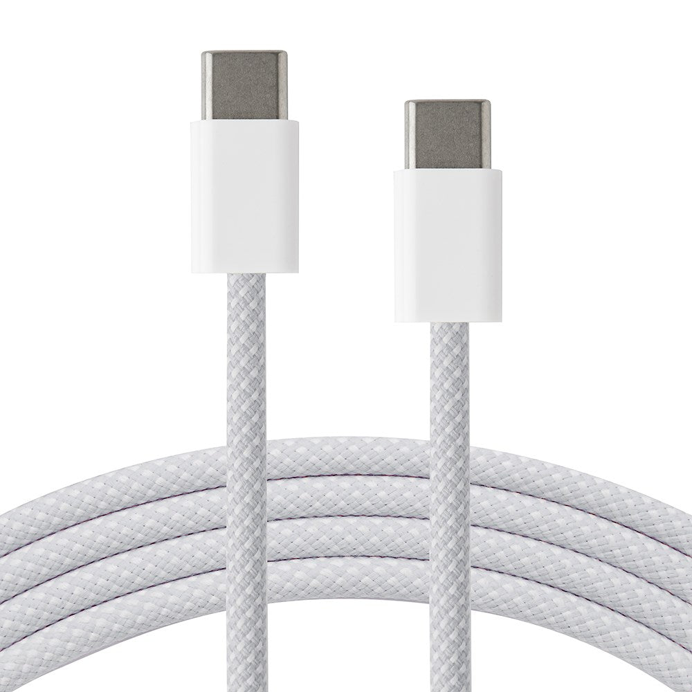 Xceed Braided USB-C til USB-C PD 60W - 1m - Hvid