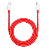 Original OnePlus USB-C til USB-C 12A Data- og Opladerkabel 150W 1m - Rød