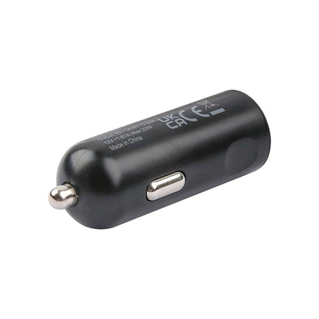 Deltaco Biloplader PD (Power Delivery) 20W inkl. USB-C Kabel - Sort