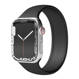 Vonmählen Apple Watch (42/44/SE/45/46/49mm) Solo Loop Small Silikone Rem - Sort