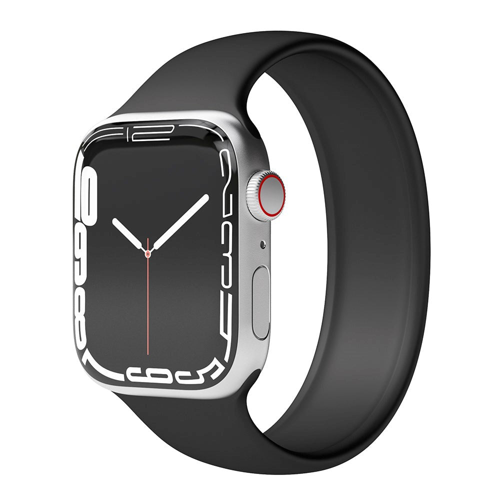 Vonmählen Apple Watch (38/40/SE/41/42mm) Solo Loop Small Silikone Rem - Sort