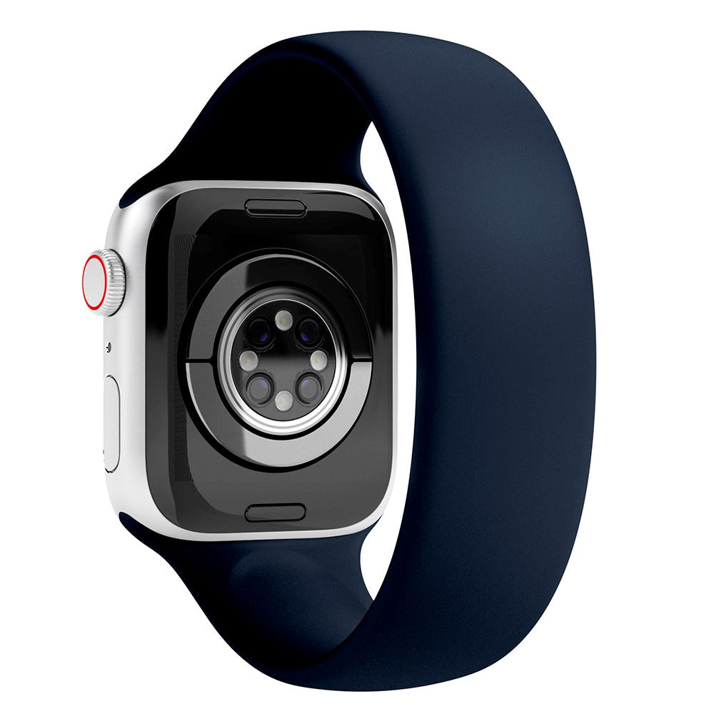 Vonmählen Apple Watch (38/40/SE/41/42mm) Solo Loop Small Silikone Rem - Blå