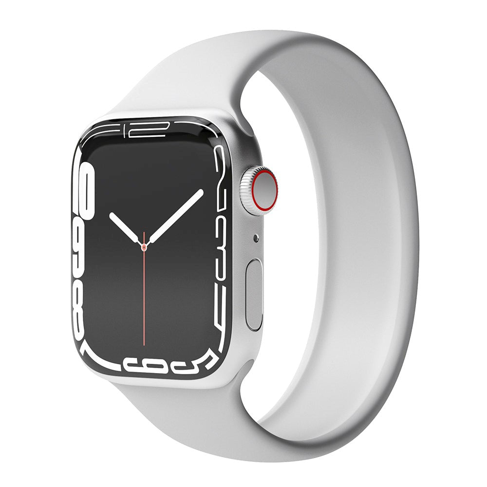 Vonmählen Apple Watch (42/44/SE/45/46/49mm) Solo Loop Small Silikone Rem - Grå