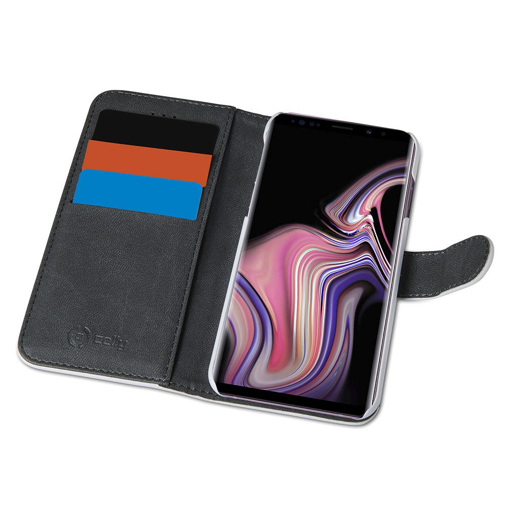 Samsung Galaxy Note 9 Celly Wally Wallet Etui m. Pung Hvid