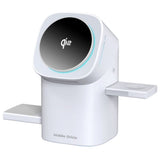 Mobile Origin Qi2 3-i-1 Multifunktionel Trådløs Oplader - Hvid
