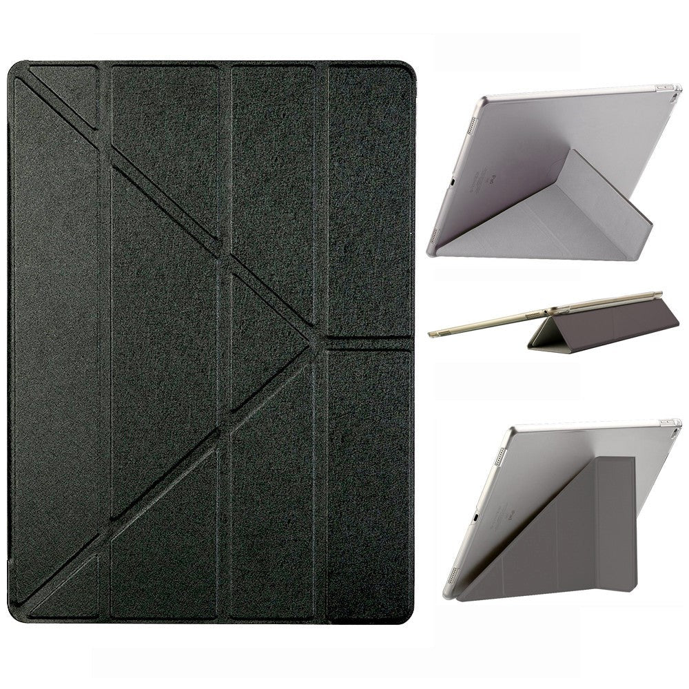 iPad Pro 12.9" Origami Smart Læder Etui Sort