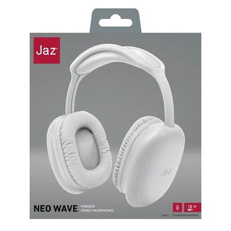 Jaz Neo Wave Trådløs Over-Ear Hovedtelefoner - Hvid