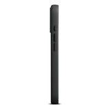 iPhone 17 - WOOLNUT Ægte Læder Bagside Cover - MagSafe Kompatibel - Sort