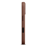 iPhone 17 - WOOLNUT Ægte Læder Bagside Cover - MagSafe Kompatibel - Brun