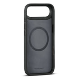 iPhone Air - WOOLNUT Ægte Læder Bagside Cover - MagSafe Kompatibel - Sort