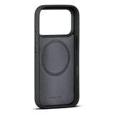 iPhone 17 Pro - WOOLNUT Ægte Læder Bagside Cover - MagSafe Kompatibel - Sort