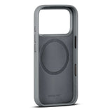 iPhone 17 Pro - WOOLNUT Ægte Læder Bagside Cover - MagSafe Kompatibel - Grå