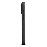 iPhone 17 Pro Max - WOOLNUT Ægte Læder Bagside Cover - MagSafe Kompatibel - Sort
