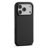 WOOLNUT iPhone 18 Pro Max Ægte Læder Bagside Cover - MagSafe Kompatibel - Sort