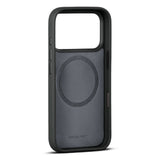 WOOLNUT iPhone 18 Pro Ægte Læder Bagside Cover - MagSafe Kompatibel - Sort
