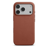 WOOLNUT iPhone 18 Pro Ægte Læder Bagside Cover - MagSafe Kompatibel - Brun