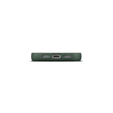 WOOLNUT iPhone 18 Pro Max Ægte Læder Bagside Cover - MagSafe Kompatibel - Grøn