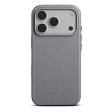 WOOLNUT iPhone 18 Pro Max Ægte Læder Bagside Cover - MagSafe Kompatibel - Grå