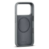 WOOLNUT iPhone 18 Pro Max Ægte Læder Bagside Cover - MagSafe Kompatibel - Grå