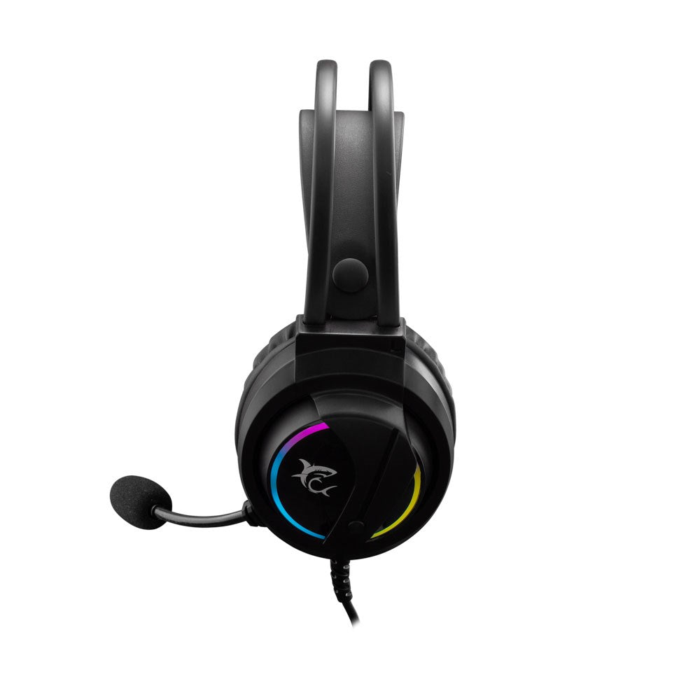 White Shark WOLF Gaming Headset - On-Ear - Sort