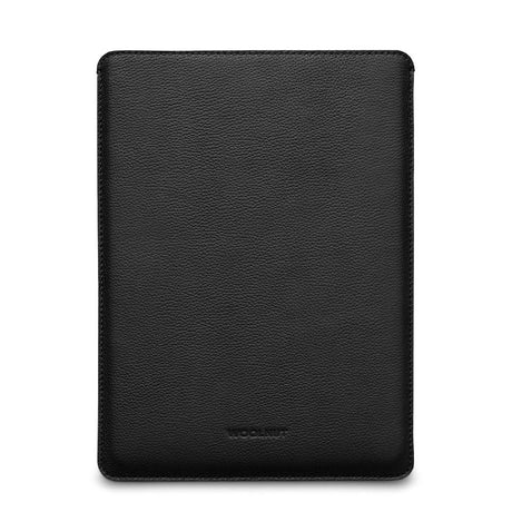 Woolnut Ægte Læder Sleeve Til MacBook / Laptop 15" (350 x 245mm) - Sort