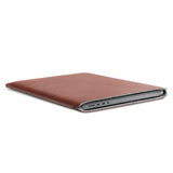 MacBook Pro 16" M4 / M3 / M2 / M1 (2024 - 2021) Woolnut Sleeve - 27.5 x 37.5 cm - Ægte Læder - Brun